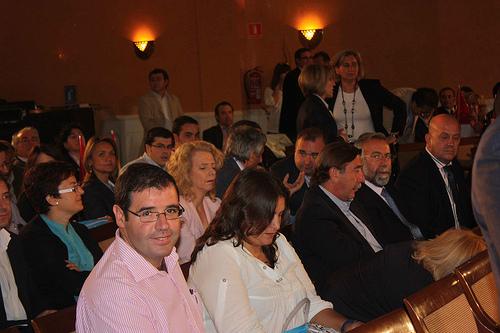 Prieto, durante la Convención.