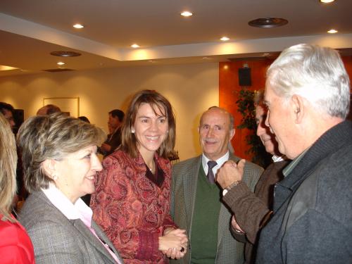 La presidenta regional del PP en la comida de Navdiad de Cuenca.