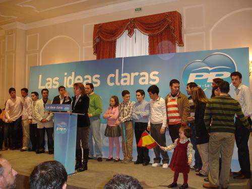 Intervención de María Dolores de Cospedal.