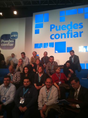 Representantes del PP de Cuenca en la convención.