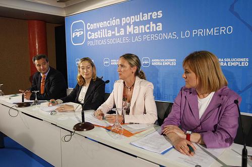 Pulido y García participaron en la mesa de Bienestar Social.