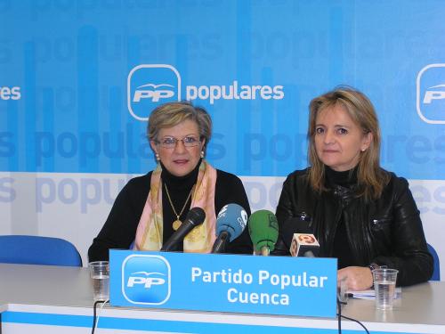 Moya y Bonilla en rueda de prensa.