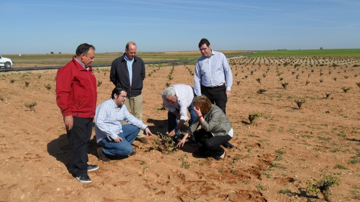 Dirigentes del PP en Las Mesas.