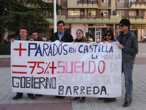 NNGG se concentró en la plaza de la U.