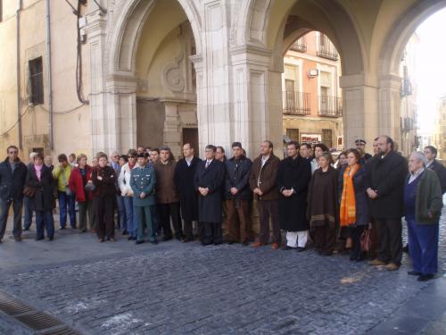 Decenas de personas se congregaron en los Arcos.