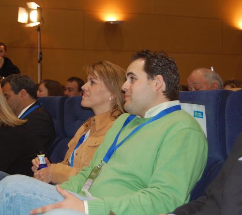 Núñez junto a Cospedal en el congreso de NNGG.